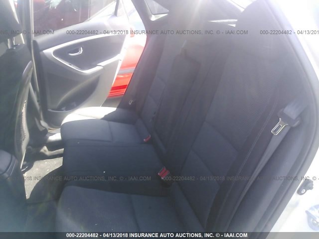 KMHD35LEXDU084805 - 2013 HYUNDAI ELANTRA GT SILVER photo 8