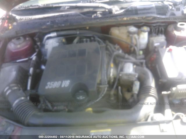 1G1ZT52895F222337 - 2005 CHEVROLET MALIBU LS 红色 照片 10