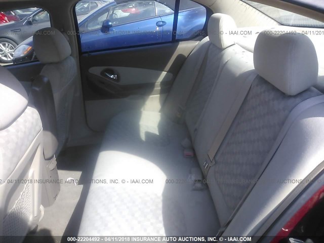 1G1ZT52895F222337 - 2005 CHEVROLET MALIBU LS 红色 照片 8