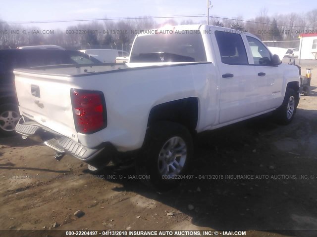 3GCPCREC4EG418383 - 2014 CHEVROLET SILVERADO C1500 LT WHITE photo 4