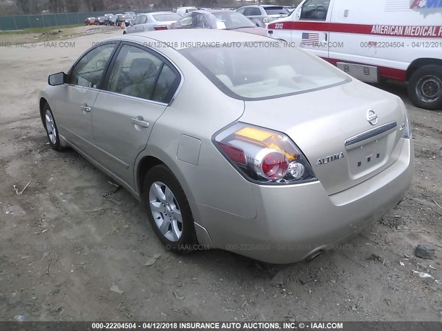 1N4AL21E39N545410 - 2009 NISSAN ALTIMA 2.5/2.5S TAN photo 3