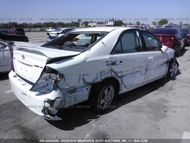 4T1BE30K24U270001 - 2004 TOYOTA CAMRY LE/XLE/SE 白色 照片 4
