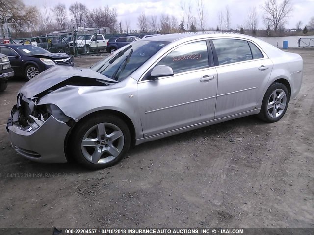 1G1ZH57B88F248339 - 2008 CHEVROLET MALIBU 1LT 银色 照片 2