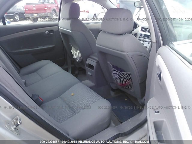 1G1ZH57B88F248339 - 2008 CHEVROLET MALIBU 1LT 银色 照片 8