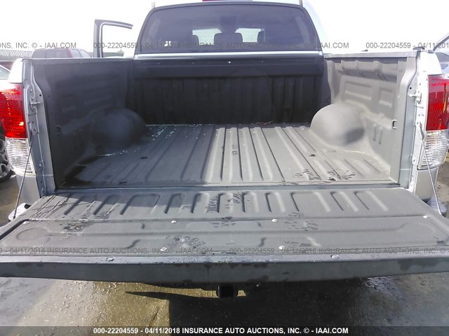 5TFEY5F12AX090689 - 2010 TOYOTA TUNDRA CREWMAX SR5 SILVER photo 8