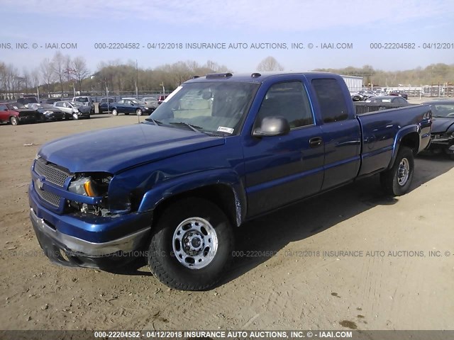 1GCHK29G03E276548 - 2003 CHEVROLET SILVERADO K2500 HEAVY DUTY Dark Blue photo 2