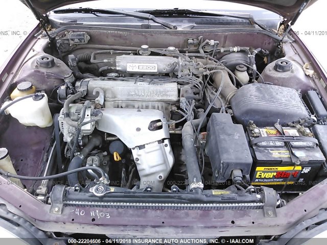 4T1BG12K0TU785931 - 1996 TOYOTA CAMRY DX/LE/XLE წითელი ფოტო 10