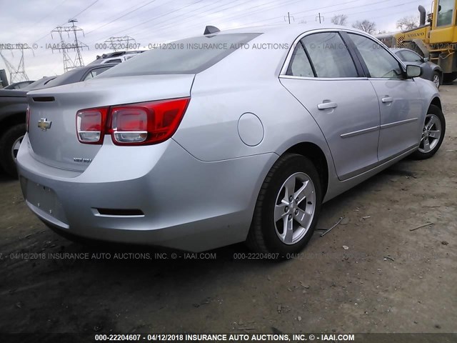 1G11B5SAXDF228813 - 2013 CHEVROLET MALIBU LS ვერცხლისფერი ფოტო 4