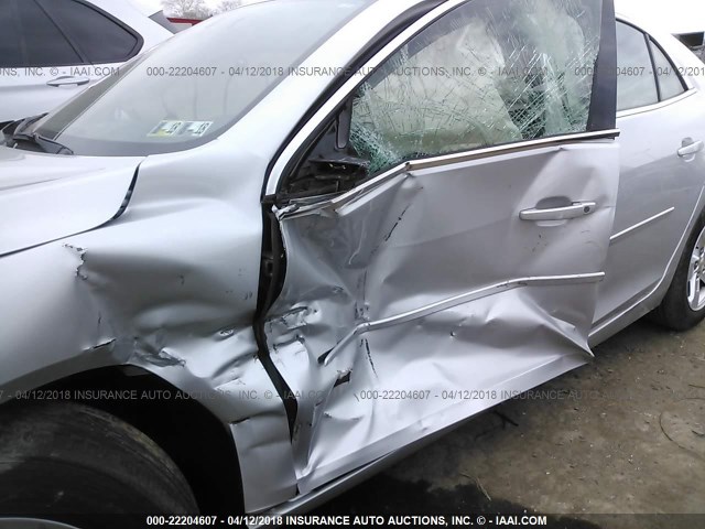 1G11B5SAXDF228813 - 2013 CHEVROLET MALIBU LS ვერცხლისფერი ფოტო 6