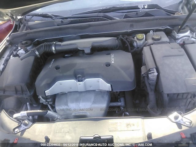 1G11C5SL2EF263863 - 2014 CHEVROLET MALIBU 1LT 银色 照片 10