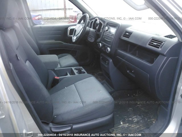 2HJYK16466H532091 - 2006 HONDA RIDGELINE RTS SILVER photo 5