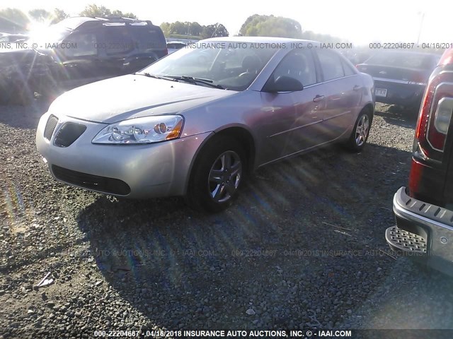 1G2ZF58B274262800 - 2007 PONTIAC G6 VALUE LEADER/BASE SILVER photo 2