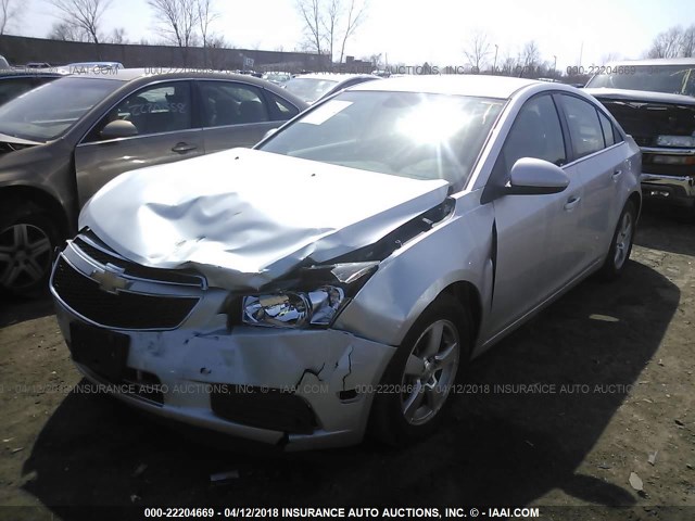 1G1PF5SC7C7329798 - 2012 CHEVROLET CRUZE LT SILVER photo 6