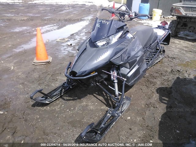 4UF16SNW6GT105722 - 2016 ARCTIC CAT SNOWMOBILE BLACK photo 2