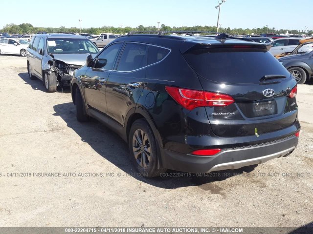 5XYZU3LB4FG268532 - 2015 HYUNDAI SANTA FE SPORT  BLACK photo 3