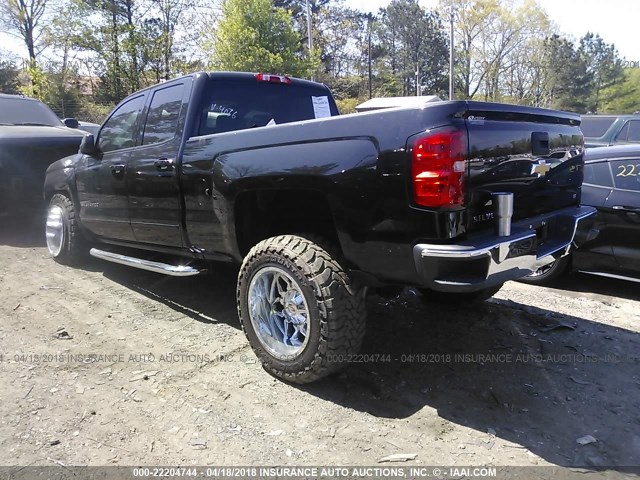 1GCRCREC3HZ134076 - 2017 CHEVROLET SILVERADO C1500 LT BLACK photo 3