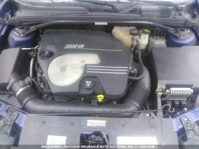1G1ZW531X6F239884 - 2006 CHEVROLET MALIBU SS 蓝色 照片 10
