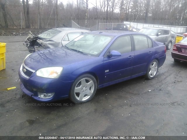 1G1ZW531X6F239884 - 2006 CHEVROLET MALIBU SS BLUE photo 2