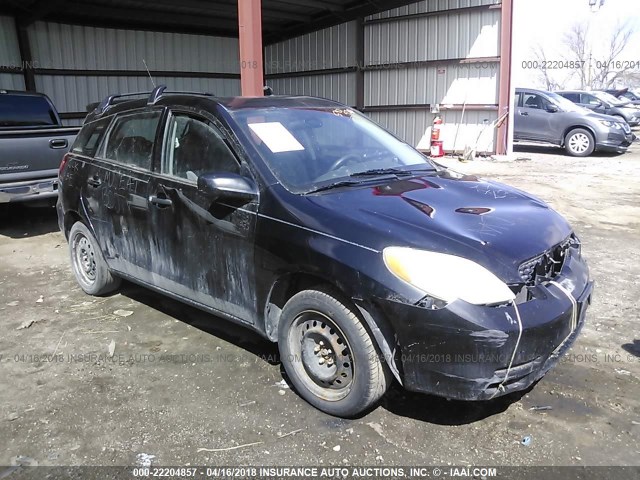 2T1KR32E74C206498 - 2004 TOYOTA COROLLA MATRIX XR BLACK photo 1