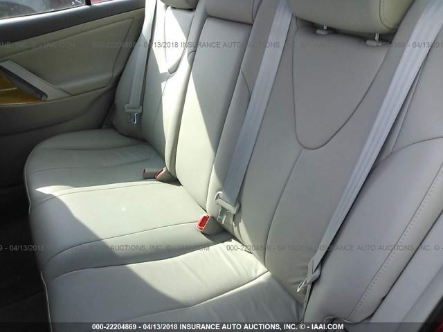 4T1BE46K17U156041 - 2007 TOYOTA CAMRY NEW GENERAT CE/LE/XLE/SE RED photo 8