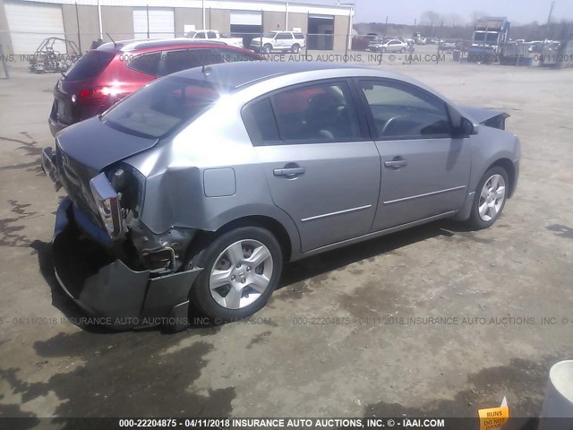 3N1AB61E68L732064 - 2008 NISSAN SENTRA 2.0/2.0S/2.0SL GRAY photo 4