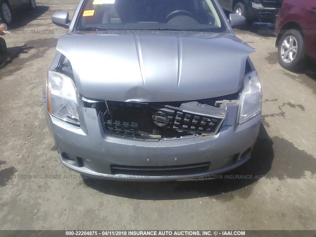 3N1AB61E68L732064 - 2008 NISSAN SENTRA 2.0/2.0S/2.0SL GRAY photo 6