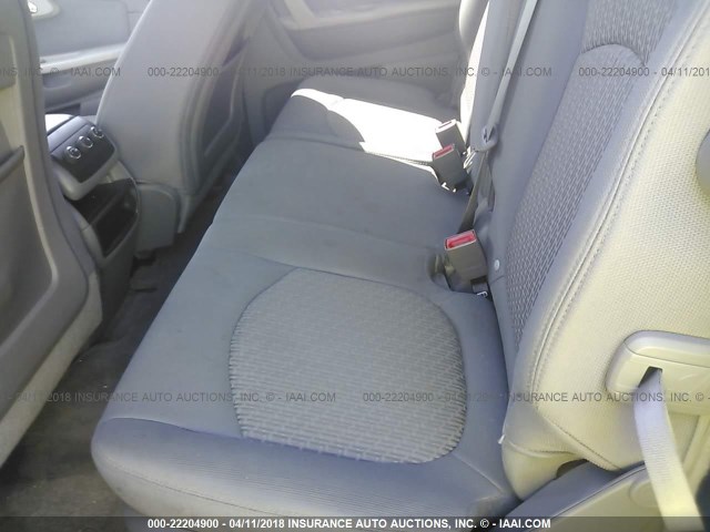 1GNER13D89S165108 - 2009 CHEVROLET TRAVERSE LS BROWN photo 8