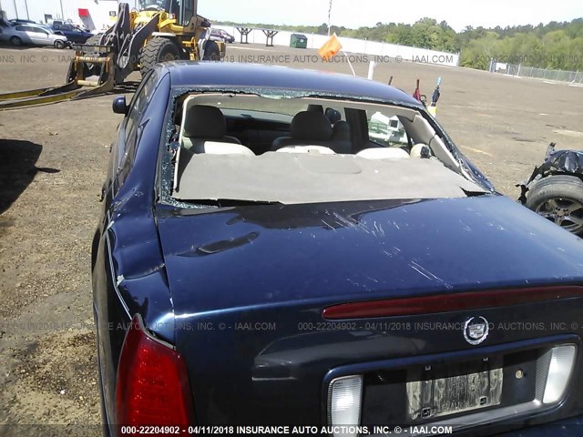 1G6KF54943U190883 - 2003 CADILLAC DEVILLE DTS BLUE photo 6