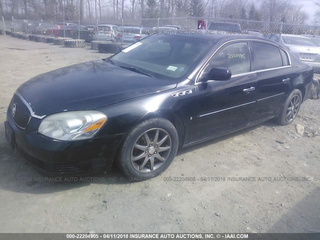 1G4HD57237U138366 - 2007 BUICK LUCERNE CXL BLACK photo 2