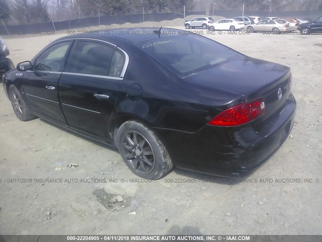 1G4HD57237U138366 - 2007 BUICK LUCERNE CXL BLACK photo 3