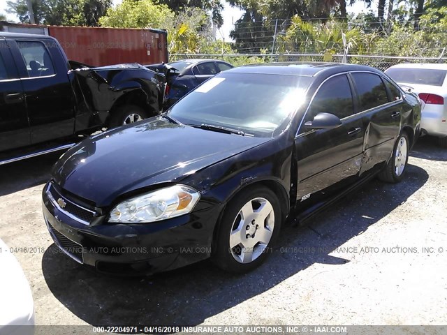 2G1WD58C679136698 - 2007 CHEVROLET IMPALA SUPER SPORT BLACK photo 6