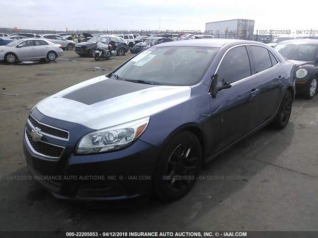 1G11D5SR0DF213351 - 2013 CHEVROLET MALIBU 1LT 蓝色 照片 2
