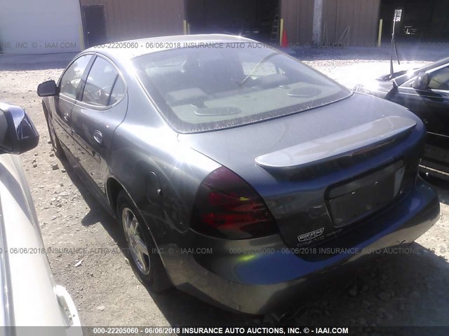 2G2WS522841374208 - 2004 PONTIAC GRAND PRIX GT2 GRAY photo 3