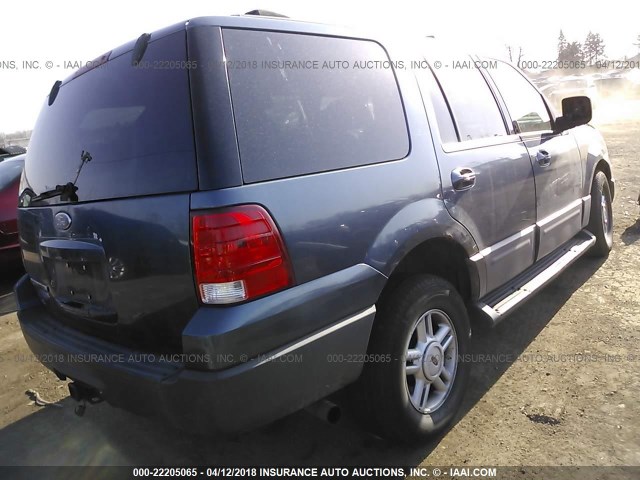 1FMRU15W54LB46442 - 2004 FORD EXPEDITION XLT ლურჯი ფოტო 4