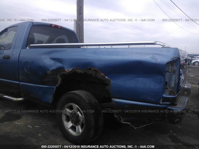 3D7KU26D43G756052 - 2003 DODGE RAM 2500 ST BLUE photo 6