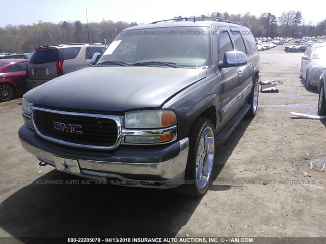 1GKFK16Z92J184646 - 2002 GMC YUKON XL K1500 GRAY photo 2