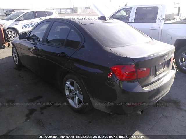 WBA3B1G50ENS81402 - 2014 BMW 320 I BLACK photo 3