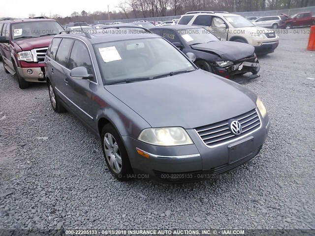 WVWCD63B15E143597 - 2005 VOLKSWAGEN PASSAT GLS GRAY photo 1