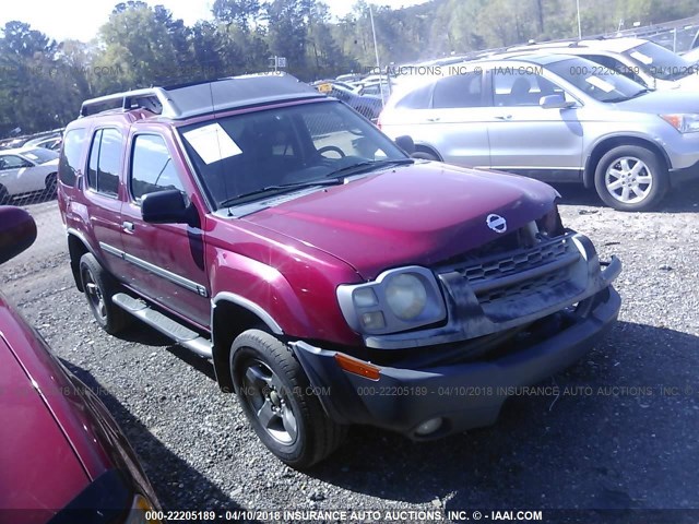 5N1ED28T63C628521 - 2003 NISSAN XTERRA XE/SE RED photo 1