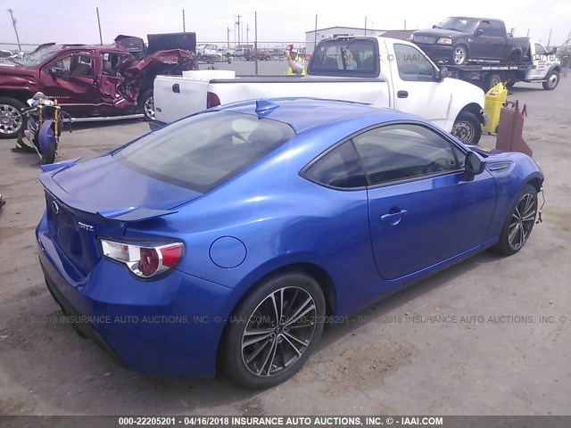 JF1ZCAC11F9601971 - 2015 SUBARU BRZ 2.0 LIMITED/BLUE.SERIES BLUE photo 4