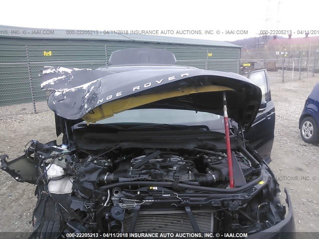 SALWR2WF5EA381443 - 2014 LAND ROVER RANGE ROVER SPORT HSE BLACK photo 10