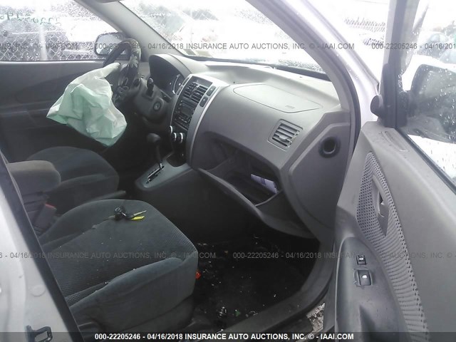 KM8JN72D56U303755 - 2006 HYUNDAI TUCSON GLS/LIMITED WHITE photo 5