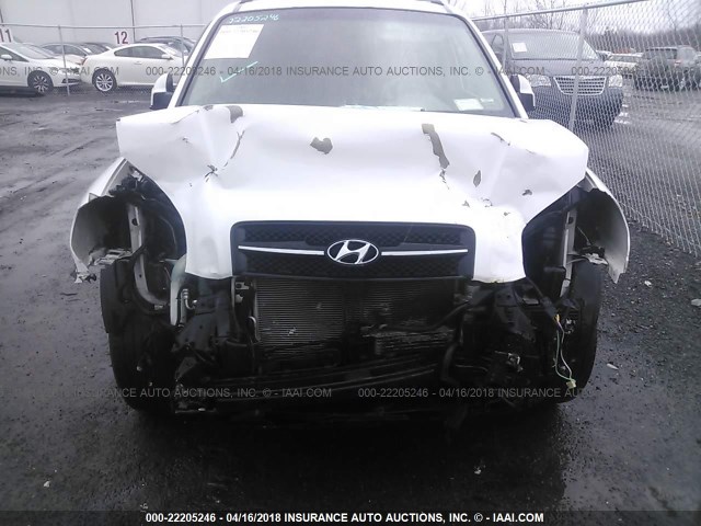 KM8JN72D56U303755 - 2006 HYUNDAI TUCSON GLS/LIMITED 白色 照片 6