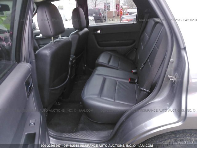 1FMCU9E76AKA87982 - 2010 FORD ESCAPE LIMITED GRAY photo 8