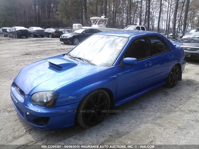 JF1GD29645G508188 - 2005 SUBARU IMPREZA WRX/VDT BLUE photo 2