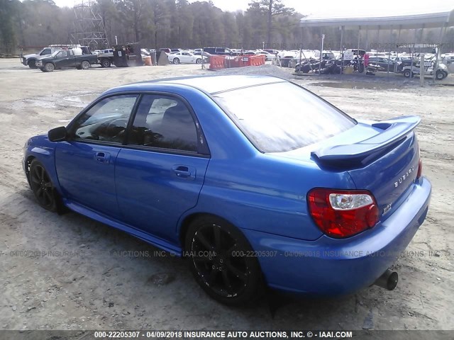 JF1GD29645G508188 - 2005 SUBARU IMPREZA WRX/VDT BLUE photo 3