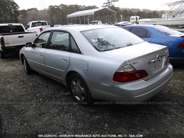 4T1BF28B03U288880 - 2003 TOYOTA AVALON XL/XLS SILVER photo 3