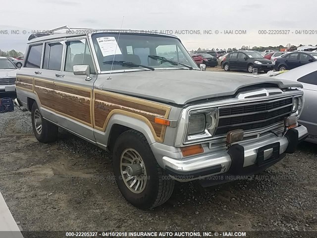 1J4GS5871LP500259 - 1990 JEEP GRAND WAGONEER  GRAY photo 1