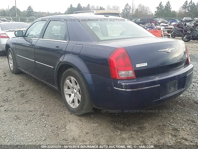 2C3KA53G96H339053 - 2006 CHRYSLER 300 TOURING BLUE photo 3