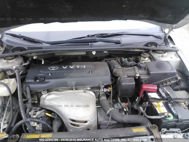 JTKDE167560132587 - 2006 TOYOTA SCION TC 银色 照片 10